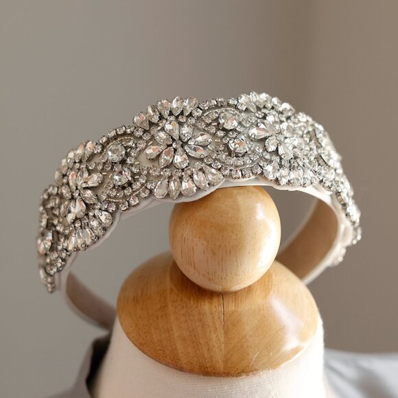 Gorgeous Rhinestone Hair Band Special Occasion Bridal Flower Girl Bridesmaids main image 2